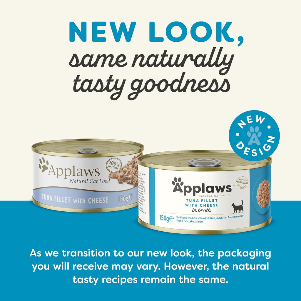 Applaws Cat Can Tuna & Cheese 156g x 24