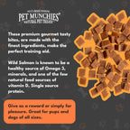 Pet Munchies Dog Training Treats Wild Salmon 50g x 8