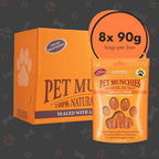 Pet Munchies Dog Treats Chicken Strips 90g x 8