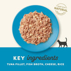 Applaws 100% Natural Wet Cat Food Tuna with Cheese Tin, 70g (Pack of 24)