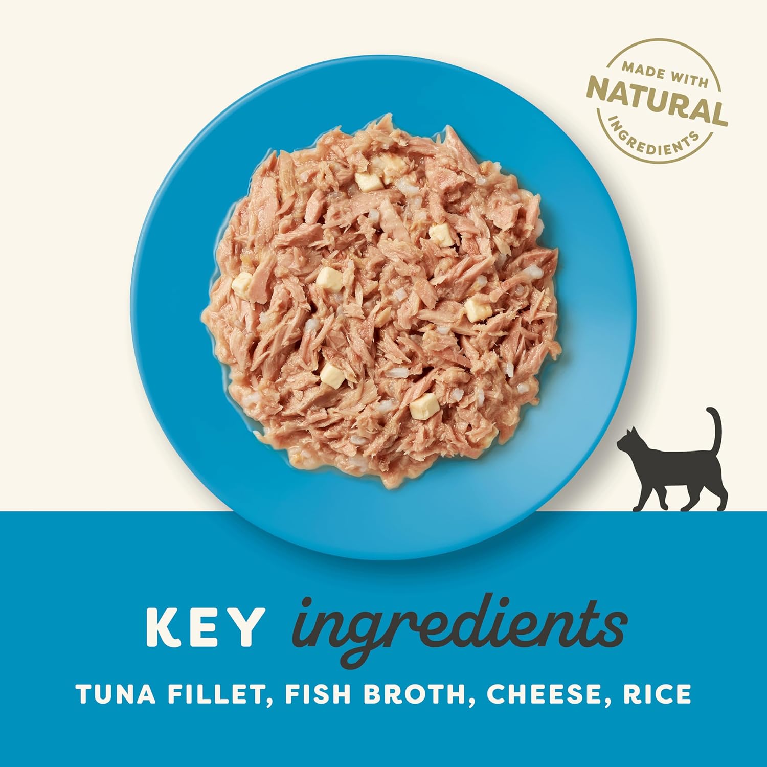 Applaws 100% Natural Wet Cat Food Tuna with Cheese Tin, 70g (Pack of 24)