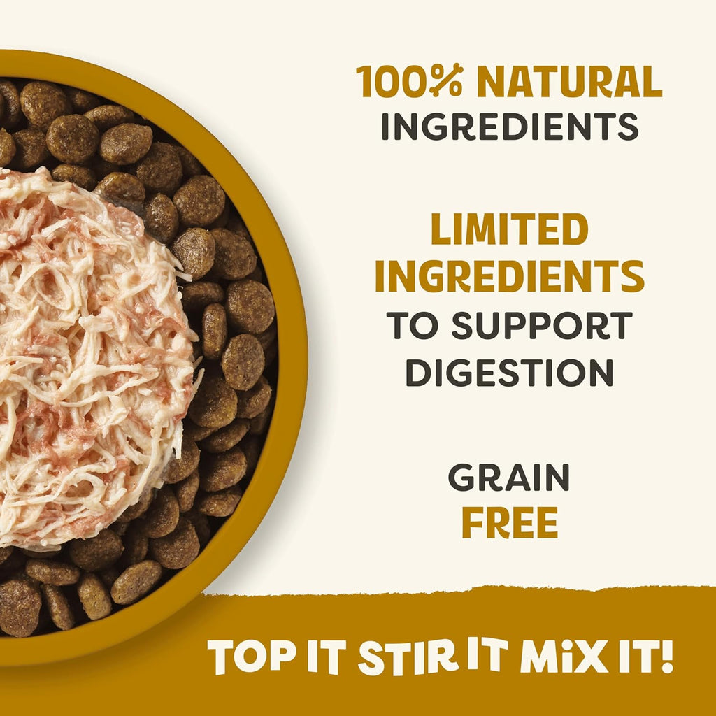Applaws 100% Natural Wet Dog Food Tin, Grain Free Chicken and Meat Selection in Gravy 8 x 156g Tins