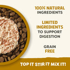 Applaws 100% Natural Wet Dog Food Tin, Grain Free Chicken and Meat Selection in Gravy 8 x 156g Tins