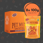 Pet Munchies Dog Treats Chicken Chips 100g x 8