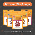 Pet Munchies Duck Dog Training Treats, Grain Free Tasty Bites with Natural Real Meat, Low in Fat 50g (Pack of 8)