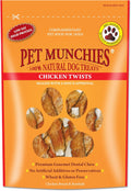 Pet Munchies Dog Treats Chicken Twists 80g x 8