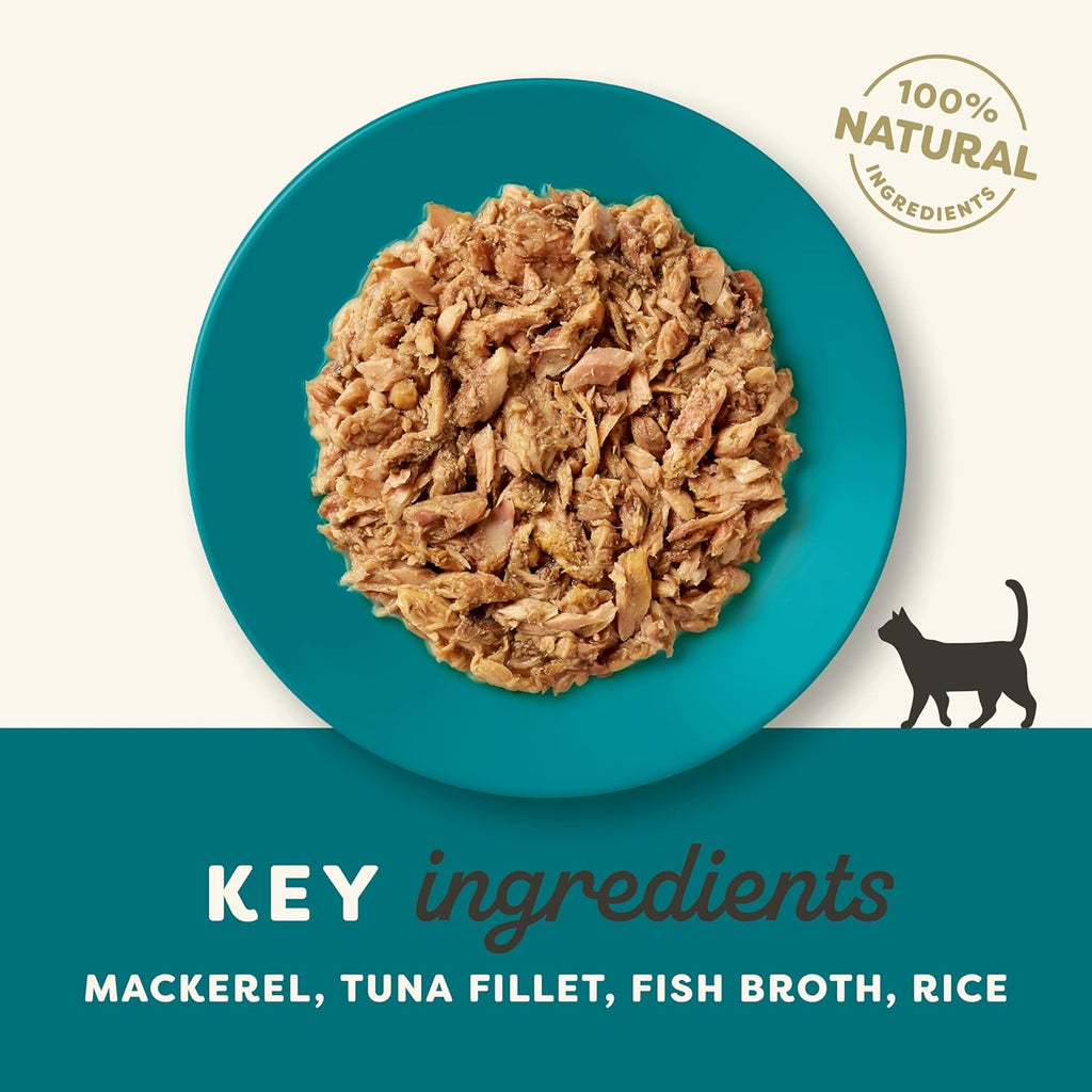 Applaws 100% Natural Wet Cat Food, Ocean Fish In Broth, 70g Tin (Pack of 24)