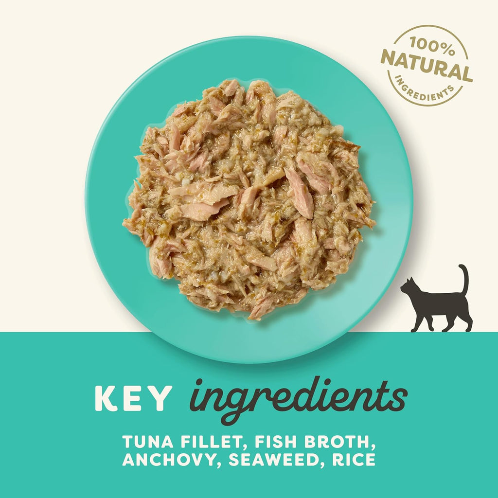 Applaws Cat Pouch Tuna Fillet & Whole Anchovy in Broth 70g x 12