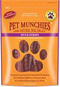 Pet Munchies Dog Treats Duck Strips 90g x 8