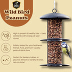 English's Peanuts 25-Kg Sack for Wild Birds – Natural Bird Food for Garden Birds