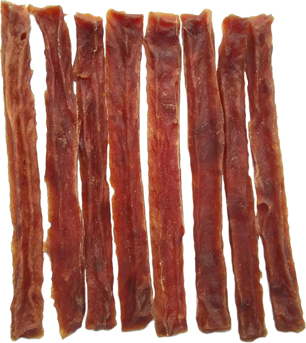 Pet Munchies Duck Strips Dog Treats, Premium Grain Free Dog Chews with Natural Real Meat, Low in Fat and High in Protein 90g (Pack of 8)