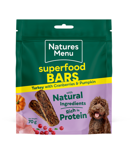 Country Hunter Superfood Bars Turkey with Cranberry & Pumpkin (9 x 70g)