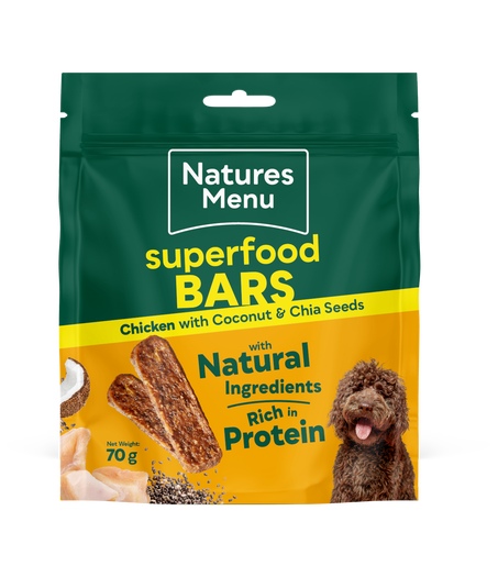 Country Hunter Superfood Bars Chicken with Chia & Coconut (9 x 70g)
