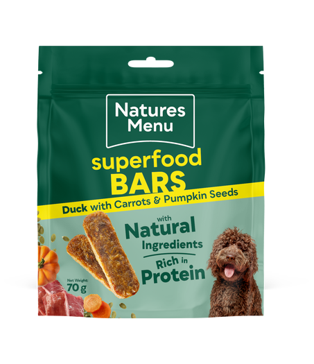 Country Hunter Superfood Bars Duck with Pumpkin & Carrot (9 x 70g)