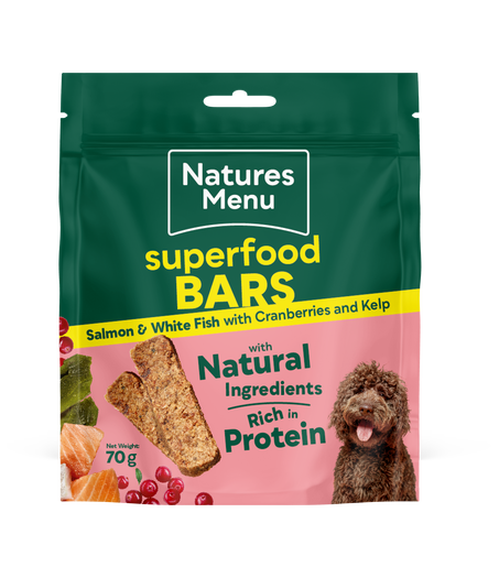 Country Hunter Superfood Bars Salmon & White Fish (9 x 70g)