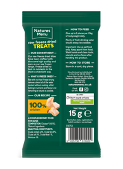 Natures Menu Freeze Dried Chicken Bites 20 x 15g