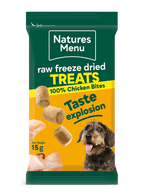 Natures Menu Freeze Dried Chicken Bites 20 x 15g