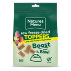 Natures Menu Lamb Freeze Dried Raw Dog Toppers 7 x 40g