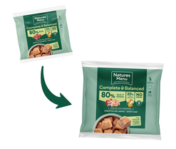 Natures Menu 80/20 Complete and Balanced Duck & Chicken 1kg