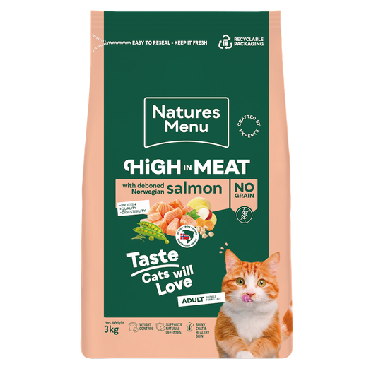 NM Cat High in Meat Salmon  (3 x 3kg)