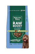 Natures Menu Raw Boost Dog Food Trout 1.5kg Grain Free  4 x 1.5 kg