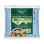 Natures Menu 80% Fish Raw Dog Food Nuggets 1kg