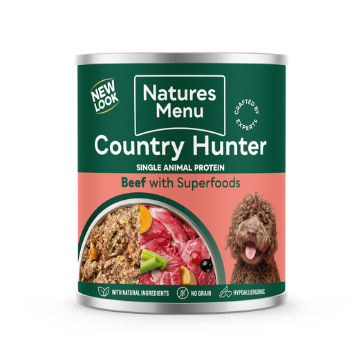 Natures Menu Country Hunter Beef with Superfoods 6 x 600g
