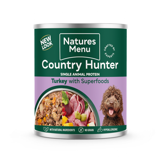 Natures Menu Country Hunter Turkey with Superfoods 6 x 600g