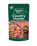 Natures Menu Country Hunter Beef Superfoods Wet Dog Food Pouch (3 x 6 x 150g)