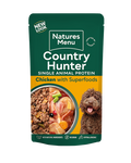 Natures Menu Country Hunter Pouch Chicken 3 x 6 x 150g