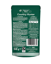 Natures Menu Country Hunter Pouch Chicken 3 x 6 x 150g