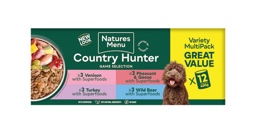 Natures Menu Country Hunter Game Meat Selection Multipack 12 x 400g