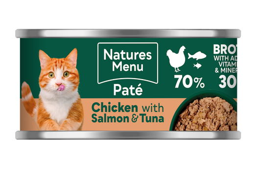 Natures Menu Cat Chicken, Salmon & Tuna Can (18 x 85g)