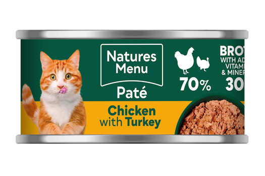 Natures Menu Cat Chicken & Turkey Can (18 x 85g)