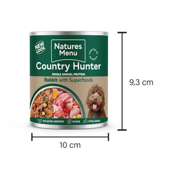 Natures Menu Country Hunter Rabbit with Superfoods 6 x 600g