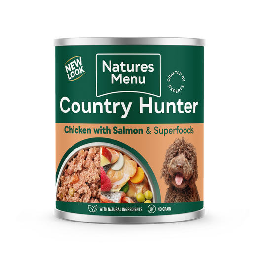 Natures Menu Country Hunter Chicken & Salmon with Superfoods 6 x 600g