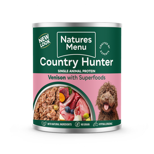 Natures Menu Country Hunter Wild Venison with Superfoods 6 x 600g