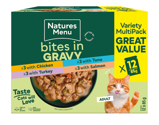 NM Bites in Gravy Multipack (12 x 85g)