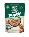 Natures Menu Puppy Chicken with Lamb Pouch 8 x 300g