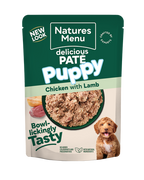 Natures Menu Puppy Chicken with Lamb Pouch 8 x 300g