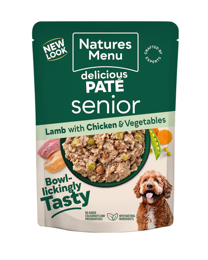 Natures Menu Original Senior Lamb & Chicken Pouch 8 x 300g