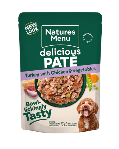 Natures Menu Original Turkey with Chicken Pouch 8 x 300g
