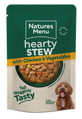 Natures Menu Hearty Chicken & Vegetable Dog Stew Pouch 8 x 100g