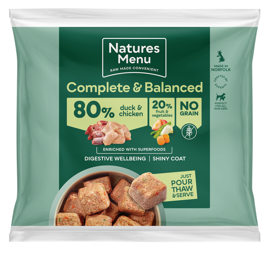 Natures Menu 80/20 Complete and Balanced Duck & Chicken 1kg