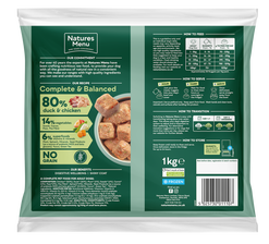Natures Menu 80/20 Complete and Balanced Duck & Chicken 1kg