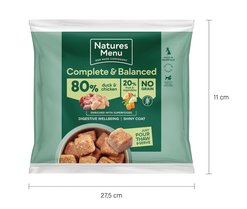 Natures Menu 80/20 Complete and Balanced Duck & Chicken 1kg