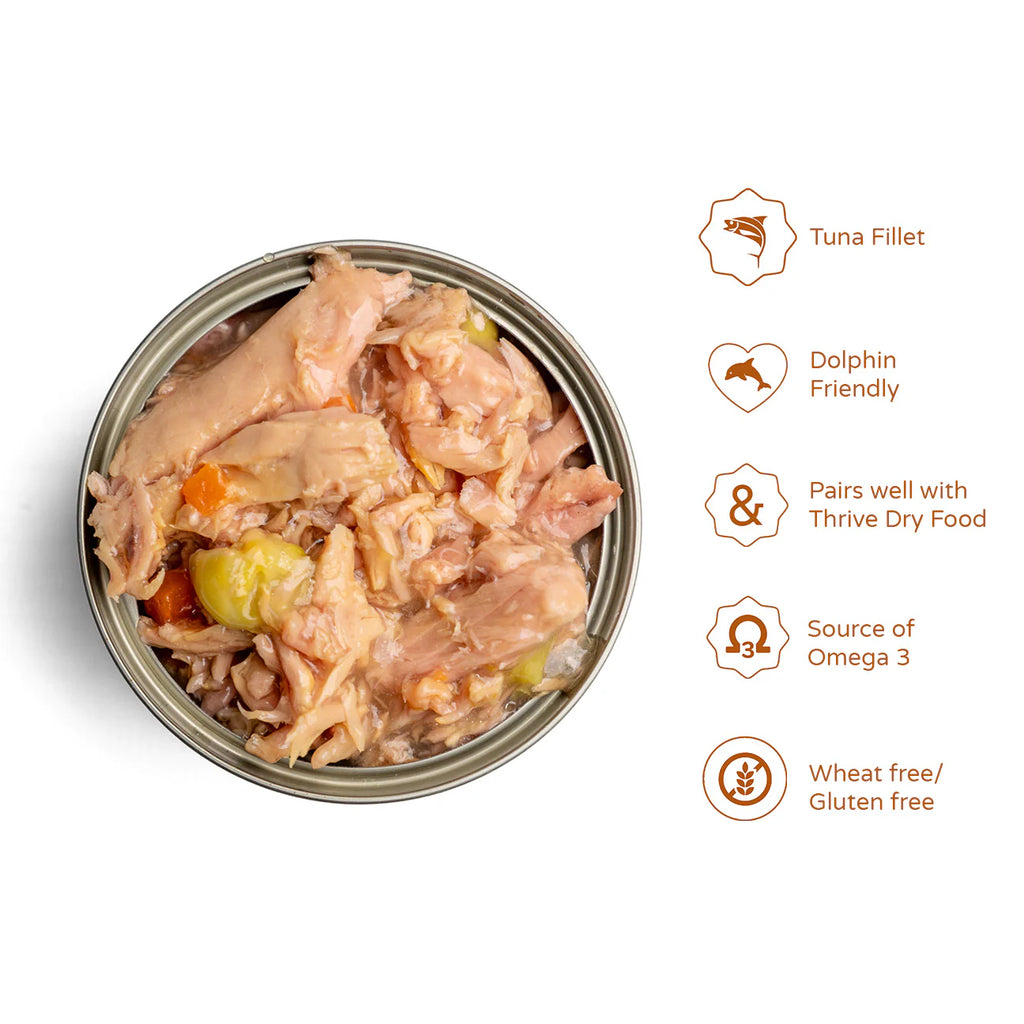 Thrive Cat Can Tuna with Vegetable 75g x 12