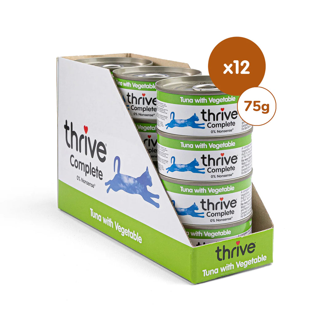 Thrive Cat Can Tuna with Vegetable 75g x 12