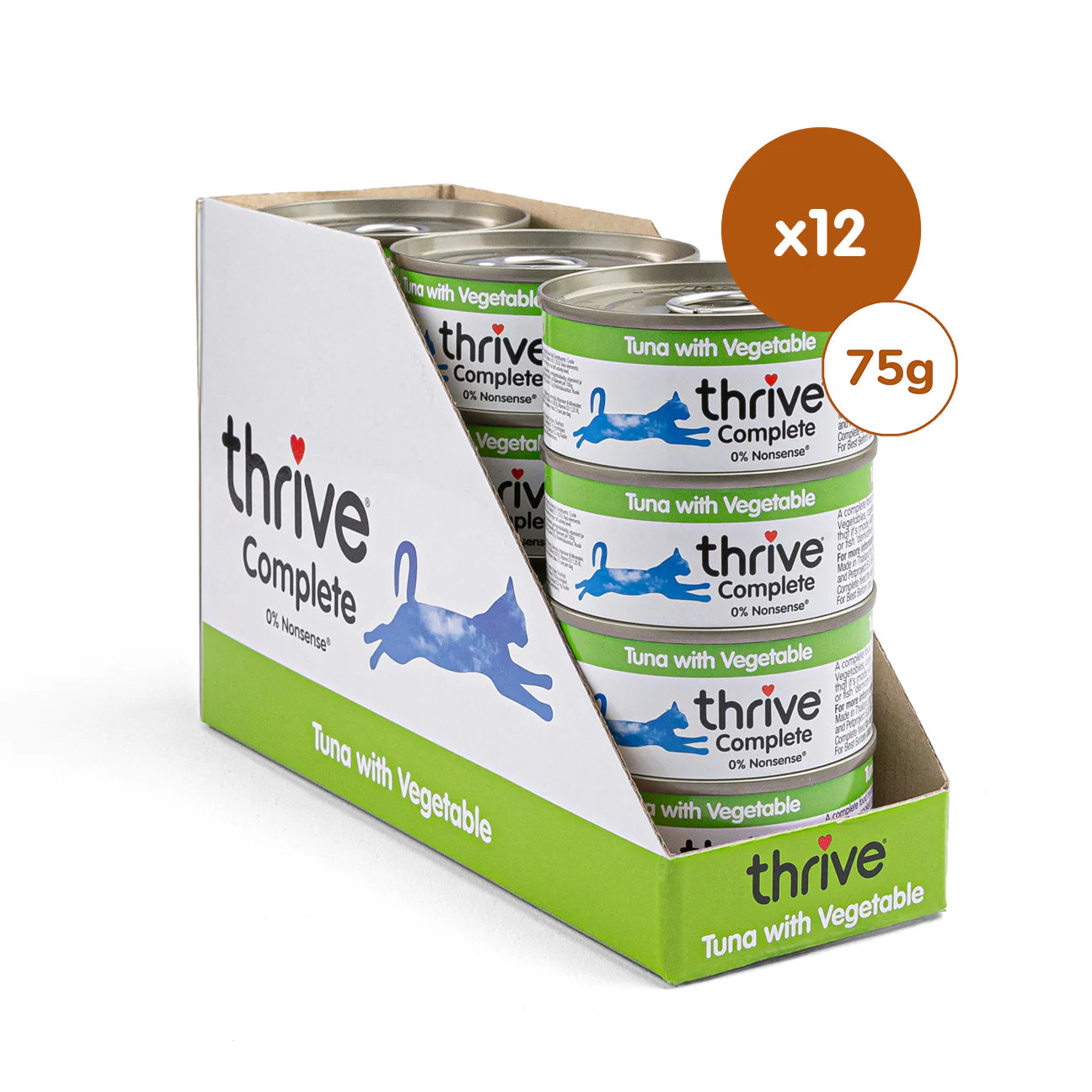 Thrive Cat Can Tuna with Vegetable 75g x 12
