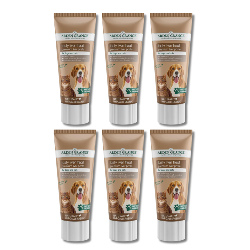 6 x 75g Arden Grange Liver Paste Dog Treat